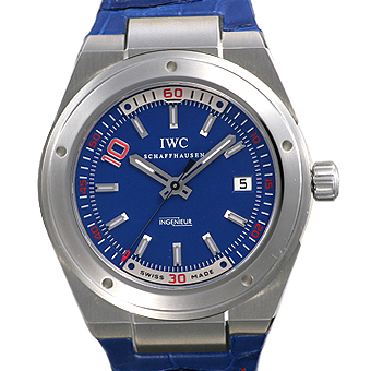 IWC インヂュニア コピー IW323403 ブルー オートマティック ジダンモデル 【世界限定1000本】